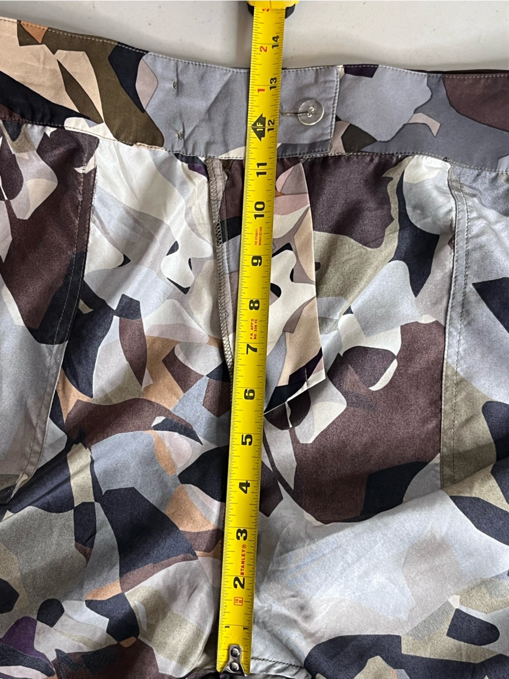 L.A.M.B 100% Silk Camo Y2K Multi-Colored Cargo Pants Sz 8 - Picture 15 of 16